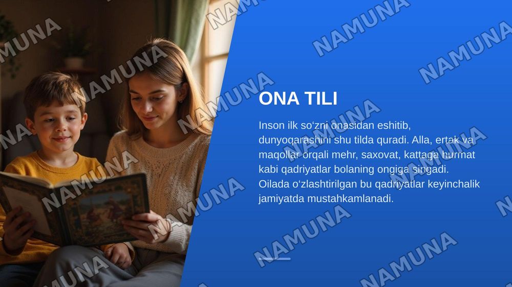 O‘ZBEK TILI — MILLIY QADRIYATIMIZ VA MA’NAVIY BOYLIGIMIZ — zamonaviy taqdimot, 7-slayd