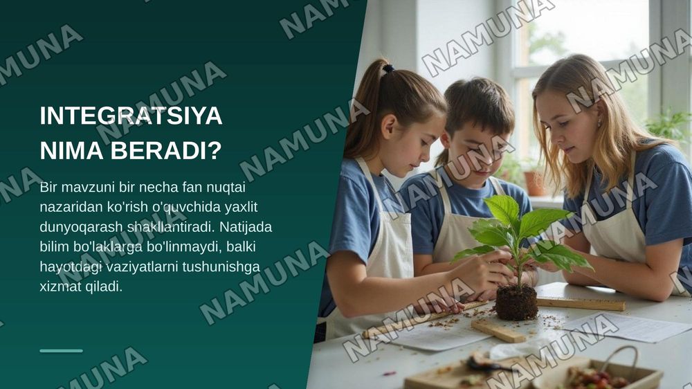 Ta'lim jarayonida integratsion texnologiyalar — zamonaviy taqdimot, 3-slayd