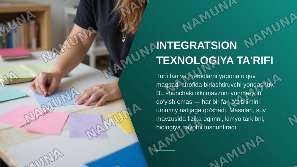 Ta'lim jarayonida integratsion texnologiyalar — zamonaviy taqdimot, 5-slayd
