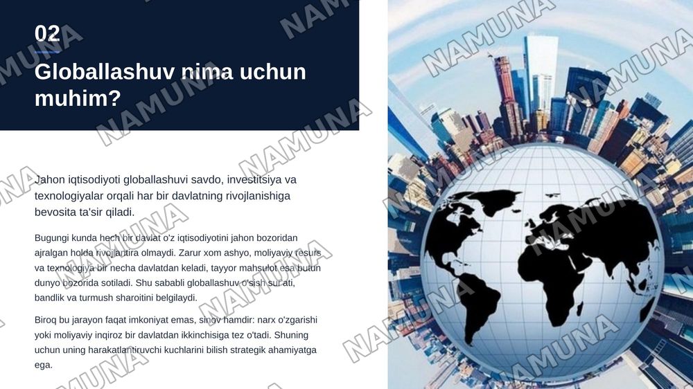 Jahon iqtisodiyotini globallashuv itning harakatlantiruvchi kuchlari belgilari va shakllari. Jahon iqtisodiyotini globallashuv omillari va rivojlanishi — zamonaviy taqdimot, 3-slayd