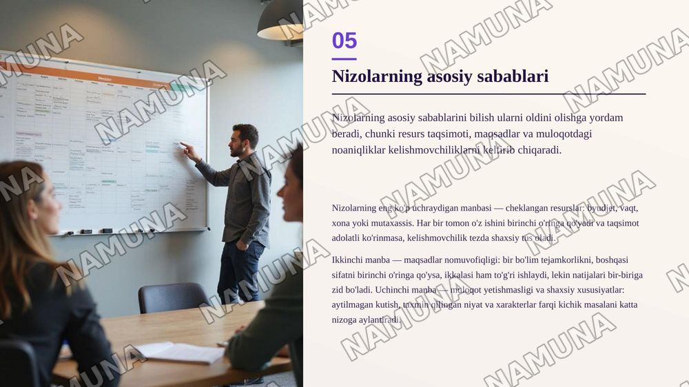 Kasbiy faoliyat jarayonida nizolar va ularni bartaraf etish yoʻllari, kasbiy psixalogik tayyorgarlik . Birinchi psixalogik yordam ko'rsatish usullari. — zamonaviy taqdimot, 6-slayd