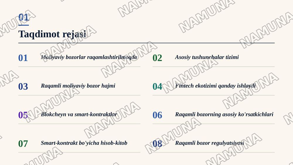 Ragamli igtisodiyotning moliyaviy bozorlardagi ususiyatlari — zamonaviy taqdimot, 2-slayd