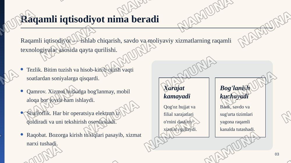 Ragamli igtisodiyotning moliyaviy bozorlardagi ususiyatlari — zamonaviy taqdimot, 4-slayd