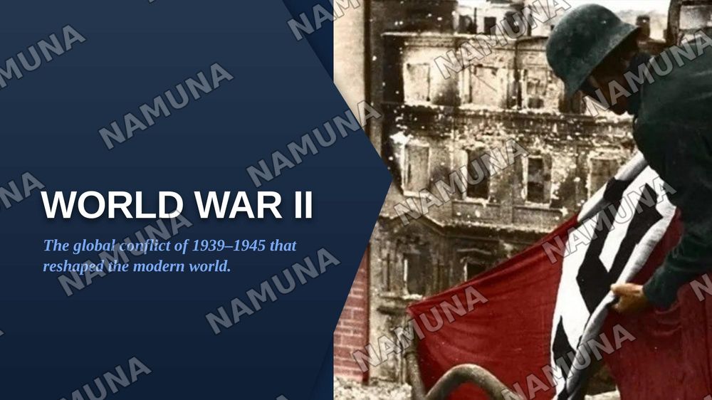 World war 2 — zamonaviy taqdimot, 1-slayd