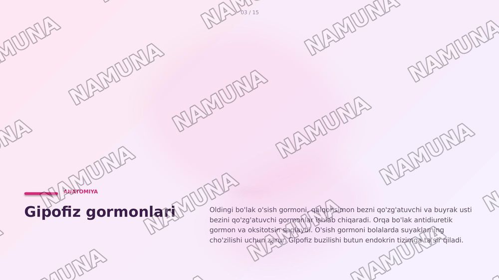 Garmonlar endokrin tizimi. Endokrin tizimining fizialogiyasi. Endokrin tizim kasalliklari — zamonaviy taqdimot, 3-slayd