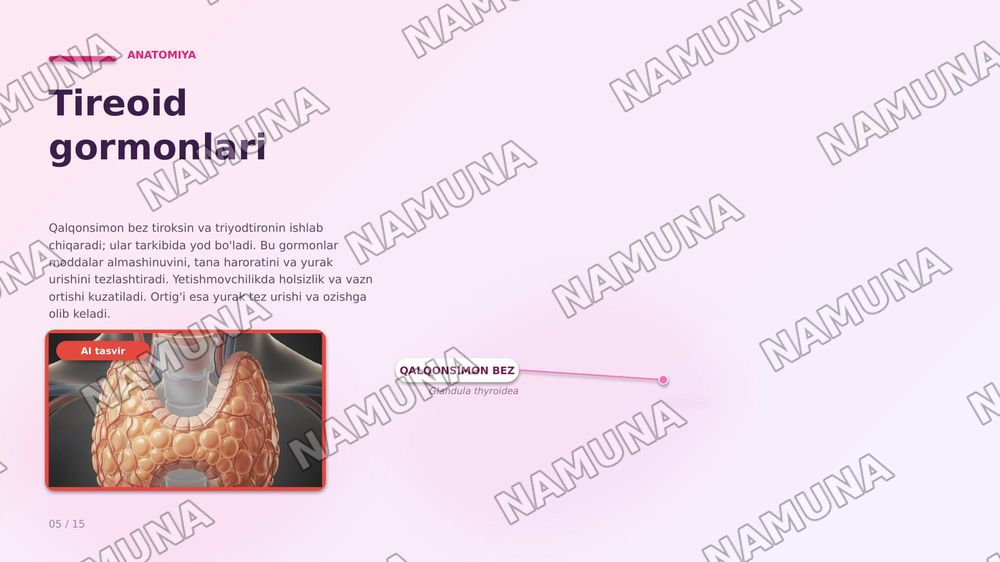 Garmonlar endokrin tizimi. Endokrin tizimining fizialogiyasi. Endokrin tizim kasalliklari — zamonaviy taqdimot, 7-slayd