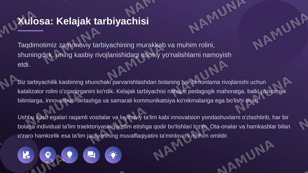 Профессия «Воспитатель»: Какими качествами должен обладать современный педагог? — zamonaviy taqdimot, 7-slayd