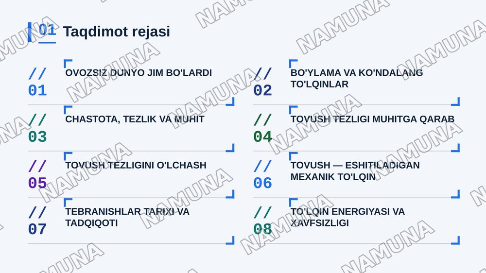 Mexanik tolqinlar — zamonaviy taqdimot, 2-slayd
