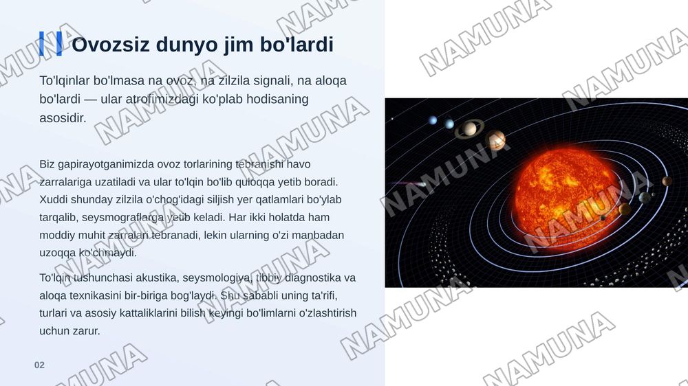 Mexanik tolqinlar — zamonaviy taqdimot, 3-slayd