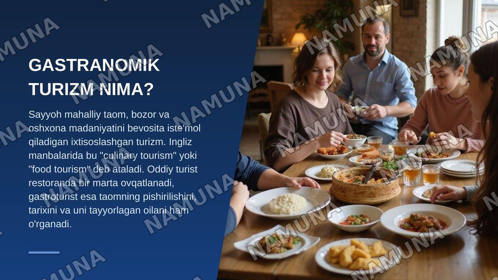 Gastranomik turizm — zamonaviy taqdimot, 4-slayd