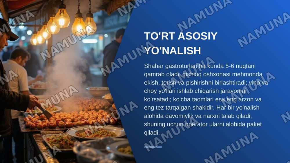 Gastranomik turizm — zamonaviy taqdimot, 5-slayd