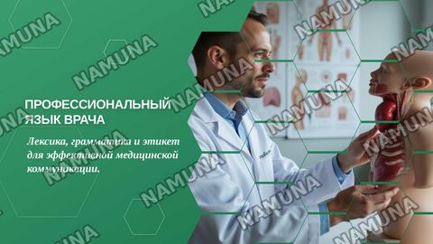Лексическая тема. Профессиональный язык врача.
Грамматический материал. Медицинская терминология.
Фразеологические обороты типа, характерные для
медицинской терминологии (грудная жаба, солнечное
сплетение, щитовидная железа и др.) Речевой этикет.
Формулы поздравления. — zamonaviy taqdimot