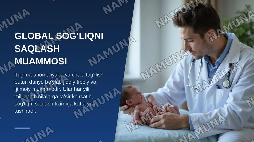 Tug'ma anomaliyalar. Chala tug'ilganlardagi buzilishlar. — zamonaviy taqdimot, 3-slayd