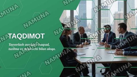 Taqdimot — zamonaviy taqdimot