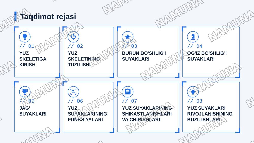 Kallaning yuz boʻlimi suyaklari — zamonaviy taqdimot, 2-slayd