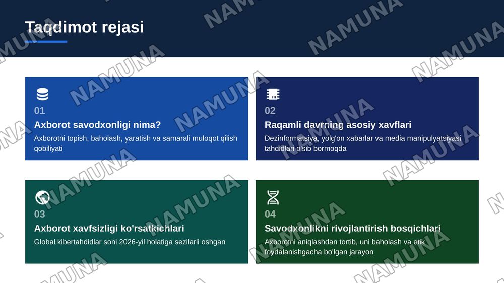 multimediya va axborot savodxonligi — zamonaviy taqdimot, 2-slayd