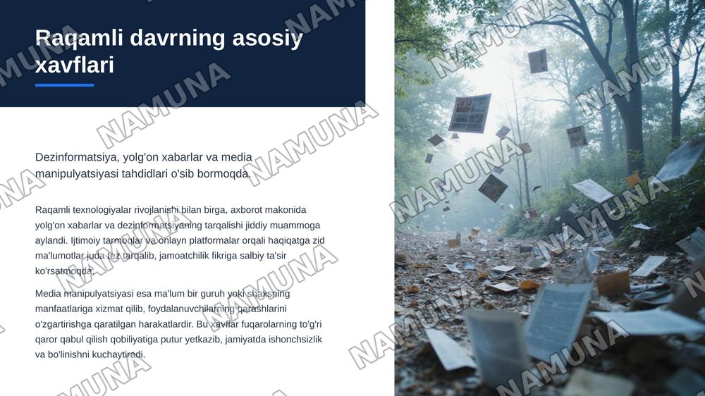 multimediya va axborot savodxonligi — zamonaviy taqdimot, 4-slayd