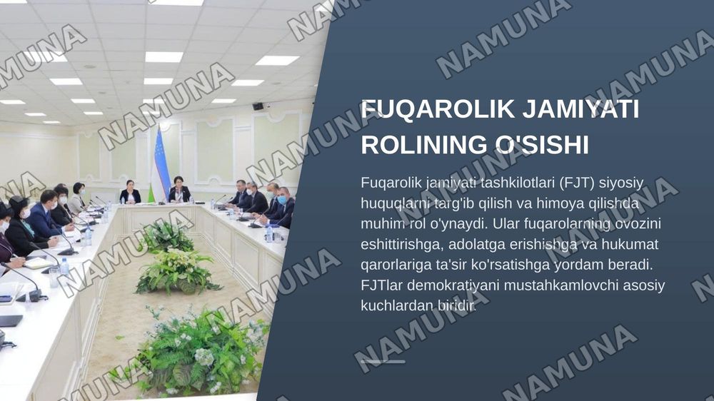 Siyosiy huquqlar — zamonaviy taqdimot, 8-slayd
