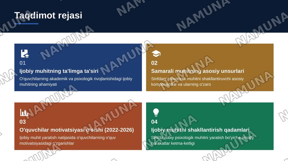 Sinfda ijobiy psixologik muhitni yaratish va samarali ta'lim jarayonini
tashkil etish. — zamonaviy taqdimot, 2-slayd