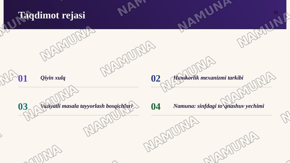Tarbiyasi qiyin o‘quvchilar bilan ishlashda pedagogik hamkorlik mexanizmlari (vaziyatli masalalar tayyorlash) — zamonaviy taqdimot, 2-slayd