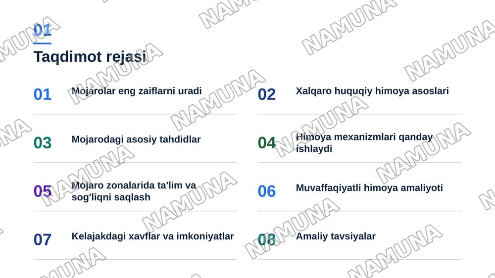 Qurolli mojarolarda bolalar, o'smirlar va ayollarni himoya qilish — zamonaviy taqdimot, 2-slayd