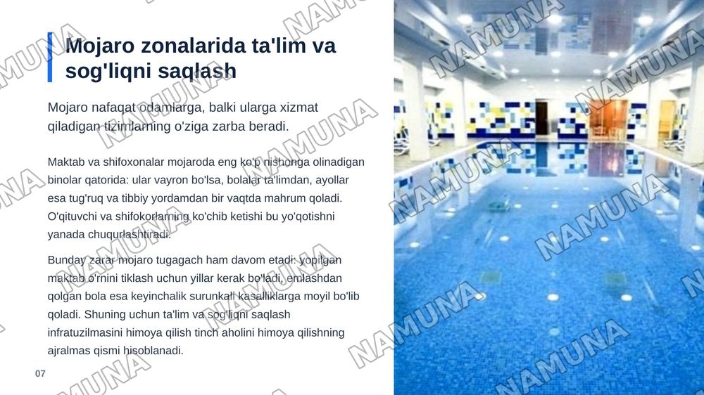 Qurolli mojarolarda bolalar, o'smirlar va ayollarni himoya qilish — zamonaviy taqdimot, 8-slayd