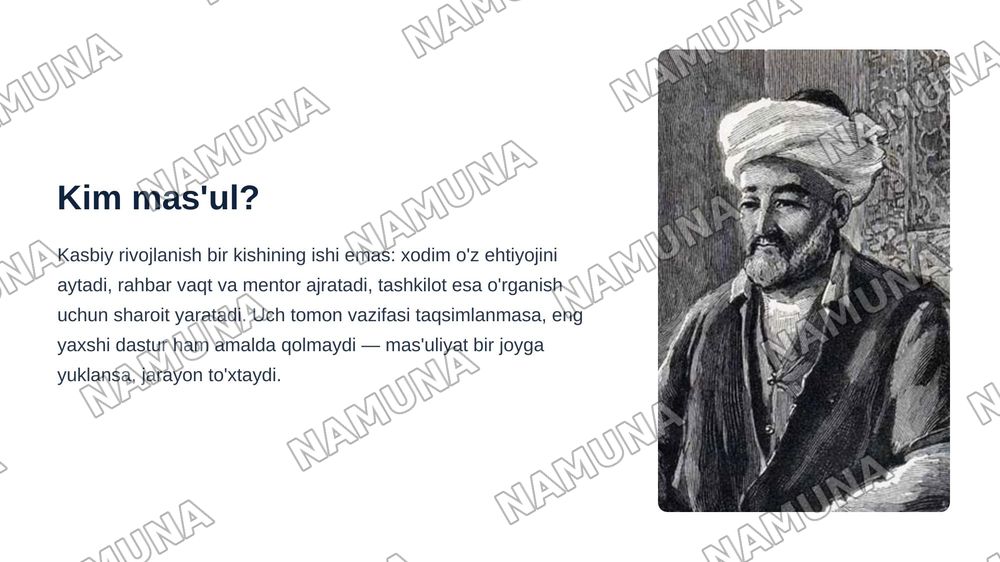 Kasbiy rivojlanish kuni — zamonaviy taqdimot, 6-slayd