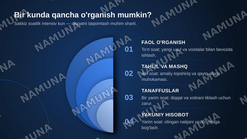 Kasbiy rivojlanish kuni — zamonaviy taqdimot, 8-slayd