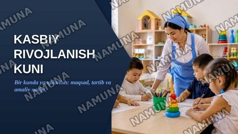 Kasbiy rivojlanish kuni — zamonaviy taqdimot