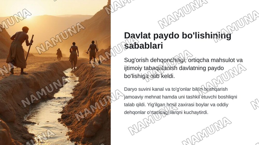Qadimgi sharq mamlakatlarida davlatni va huquqni tashkil etilishi va rivojlanish hususiyati — zamonaviy taqdimot, 3-slayd