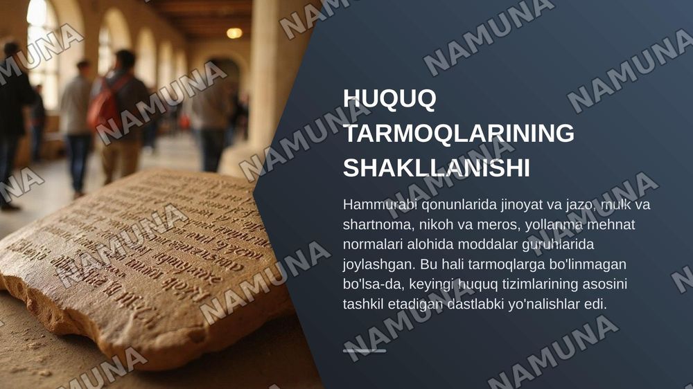 Qadimgi sharq mamlakatlarida davlatni va huquqni tashkil etilishi va rivojlanish hususiyati — zamonaviy taqdimot, 7-slayd