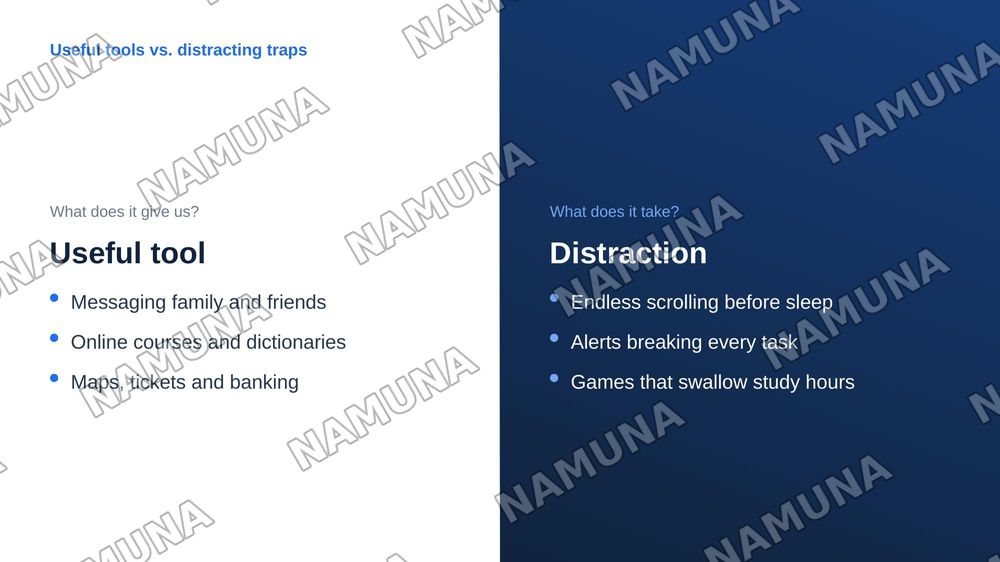 6 Mobile Phones: Useful or Distracting? — zamonaviy taqdimot, 6-slayd