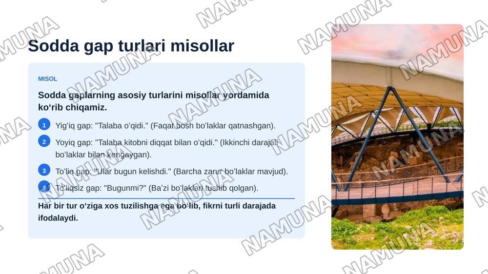 Gap va uning turlari — zamonaviy taqdimot, 8-slayd