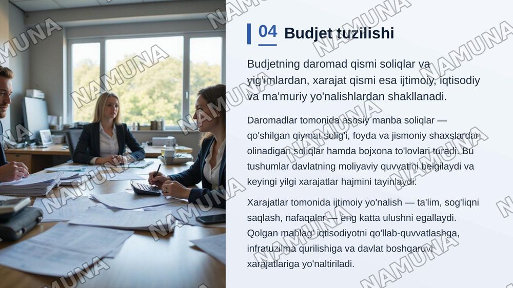 Davlatning budjet siyosati — zamonaviy taqdimot, 5-slayd