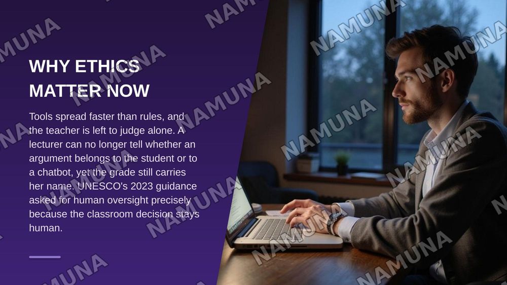 Professional Ethics in AI-assisted Education — zamonaviy taqdimot, 4-slayd