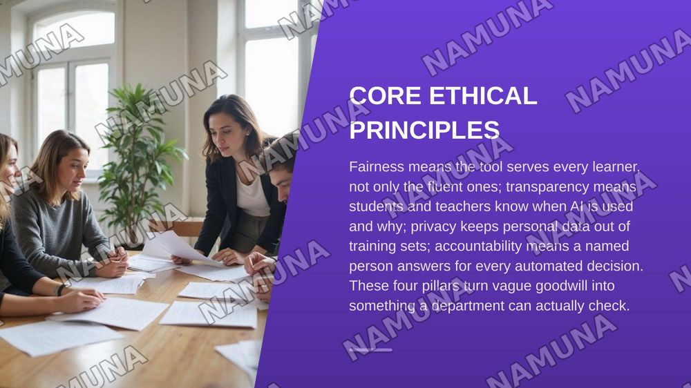 Professional Ethics in AI-assisted Education — zamonaviy taqdimot, 5-slayd