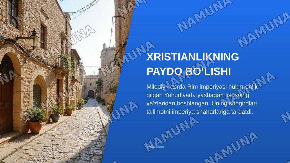 Xristianlik dini va asosiy gʻoyalari — zamonaviy taqdimot, 4-slayd
