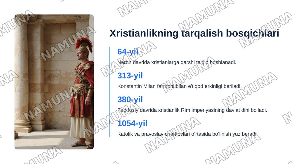 Xristianlik dini va asosiy gʻoyalari — zamonaviy taqdimot, 5-slayd