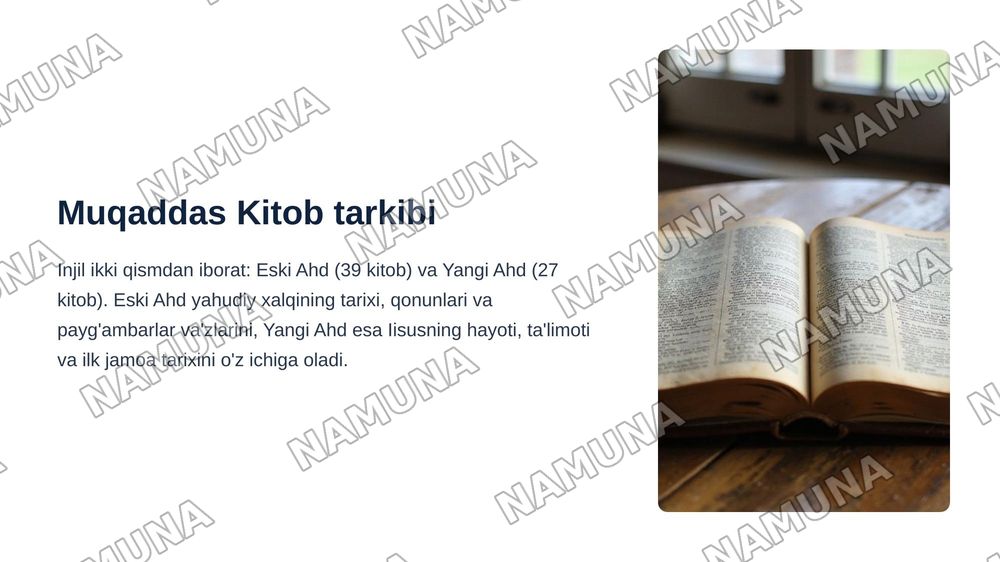 Xristianlik dini va asosiy gʻoyalari — zamonaviy taqdimot, 7-slayd