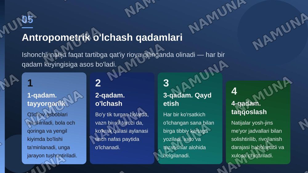Bolalar va o‘smirlarni jismoniy rivojlanish ko‘rsatkichlarini tekshirish va baholash usullari. — zamonaviy taqdimot, 6-slayd