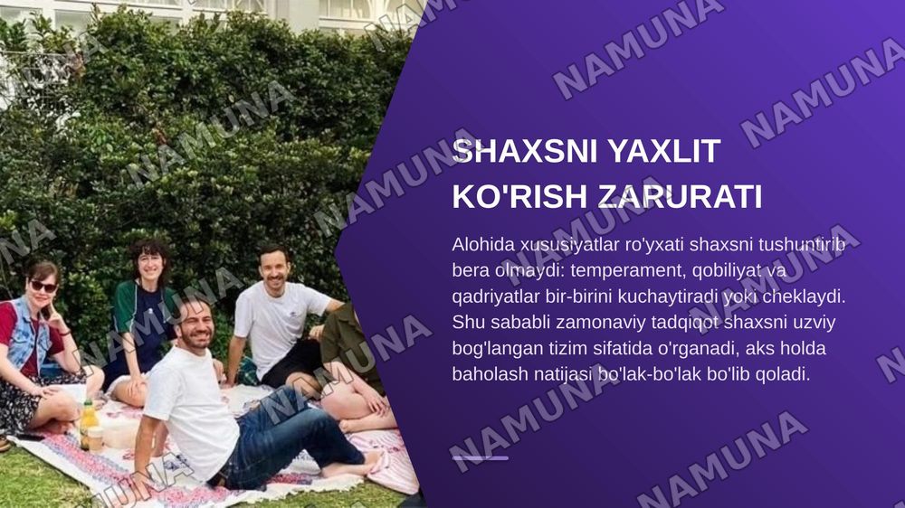 Integral individual nazariya — zamonaviy taqdimot, 3-slayd