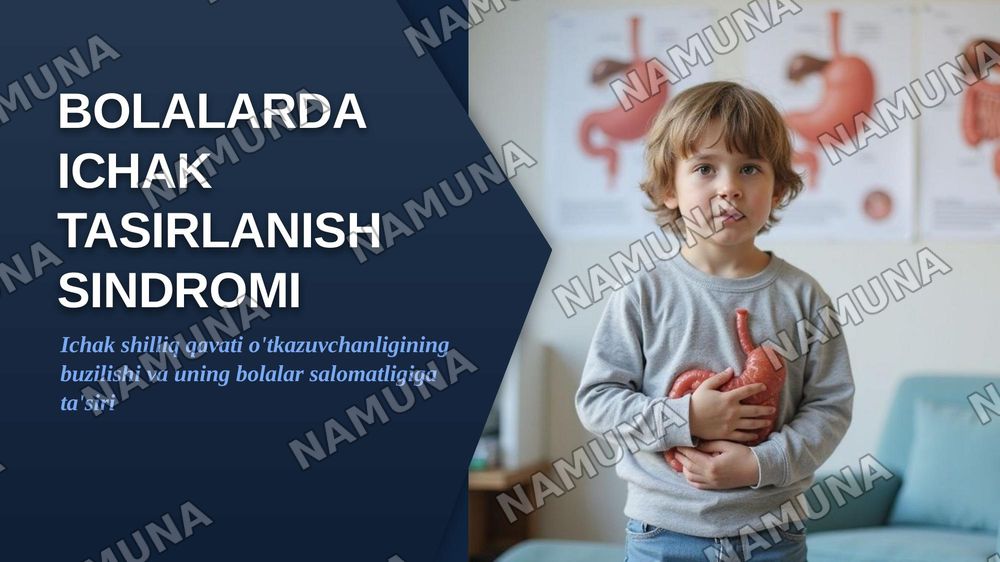 Bolalarda ichak tasirlanish sindromi — zamonaviy taqdimot, 1-slayd