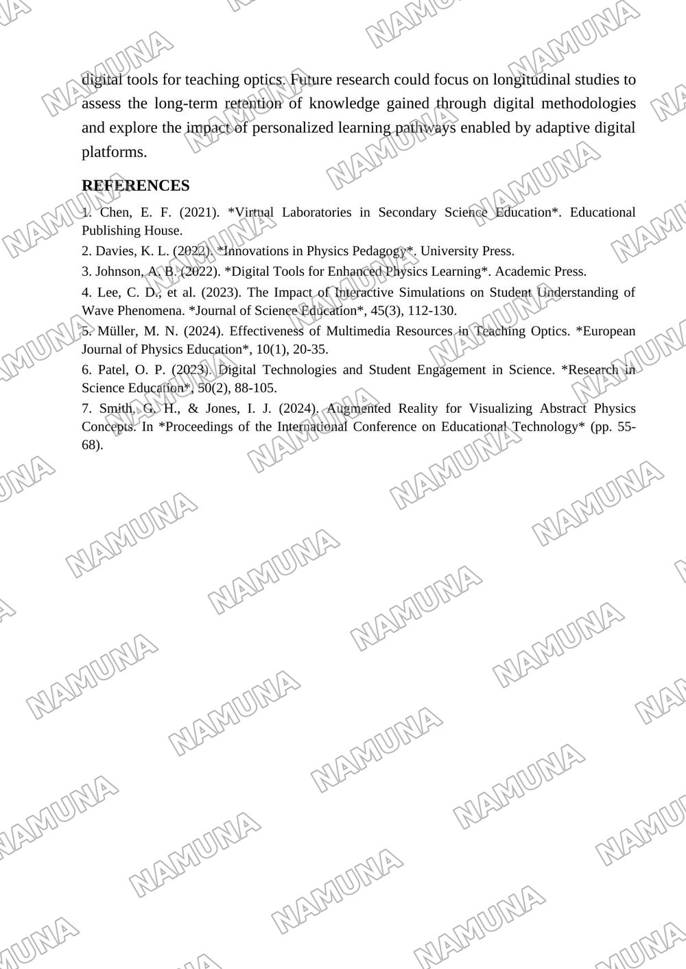 Improving the methodology of teaching the optics section of physics in general secondary education schools using digital technologies — maqola, 5-varaq