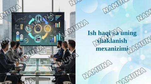 Ish haqi va uning shaklanish mexanizimi — taqdimot
