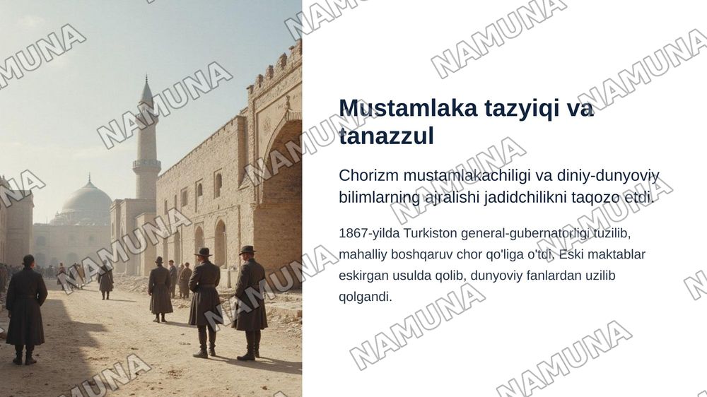 Jadidlar falsafasi — zamonaviy taqdimot, 4-slayd