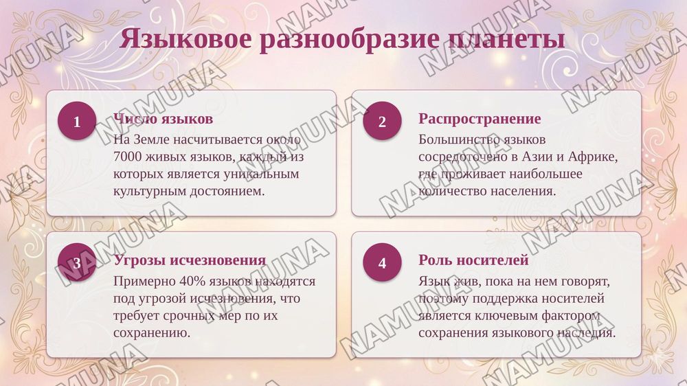 Языки мира — taqdimot, 4-slayd