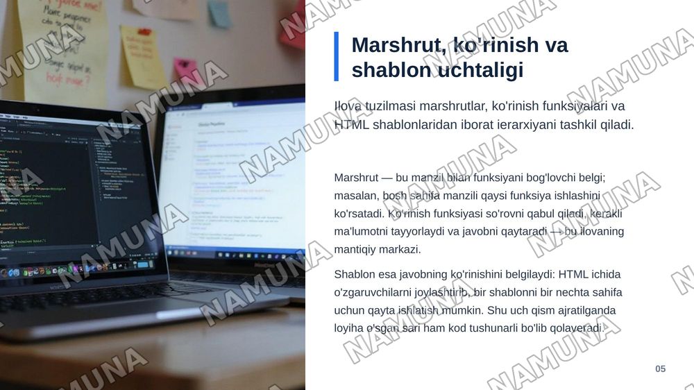 Pythonda sodda Web ilova va Web API yaratish — zamonaviy taqdimot, 6-slayd