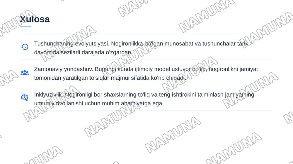 Nogironlik tushunchasi — zamonaviy taqdimot, 5-slayd