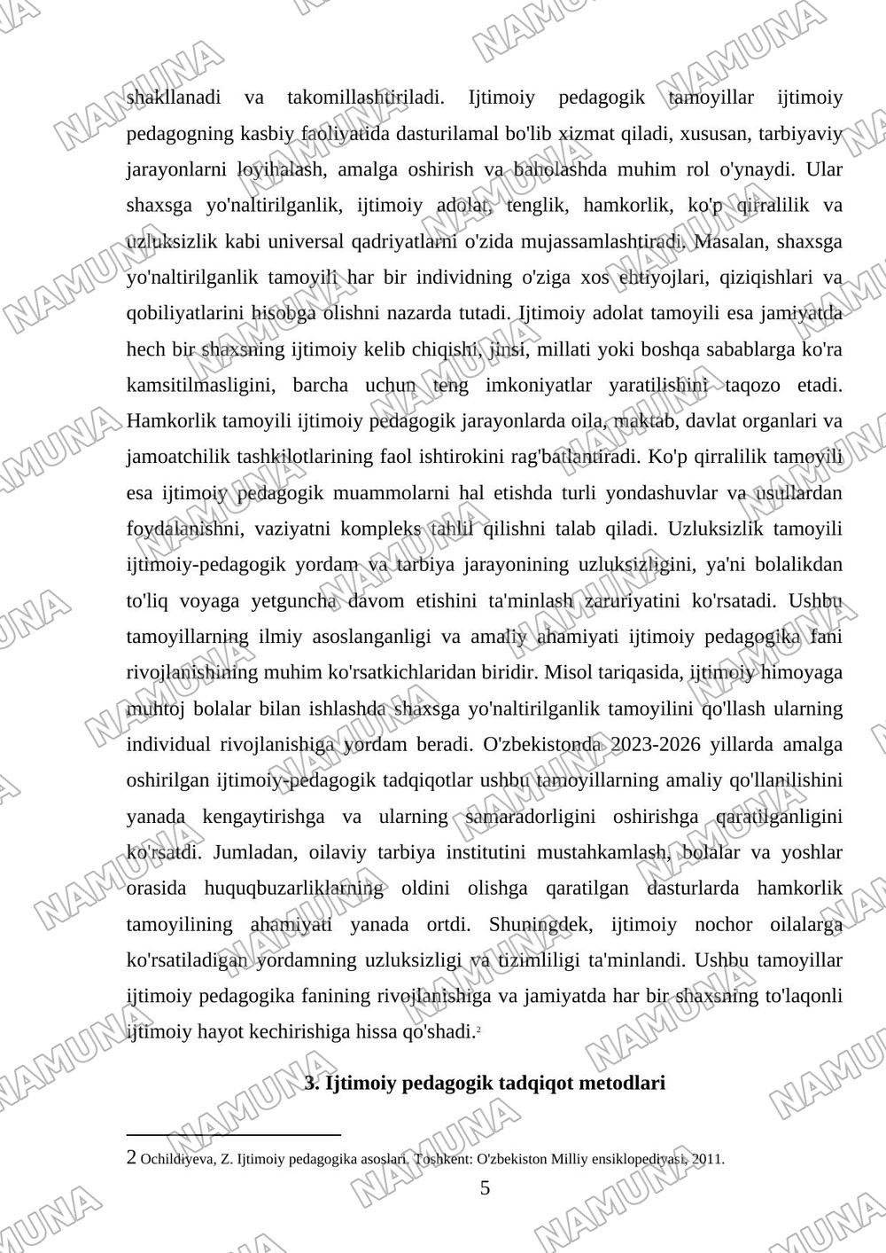 Ijtimoiy pedagogik tamoyillar kategoriyalar ijtimoiy pedagogik tadqiqot metodlari — referat, 5-varaq