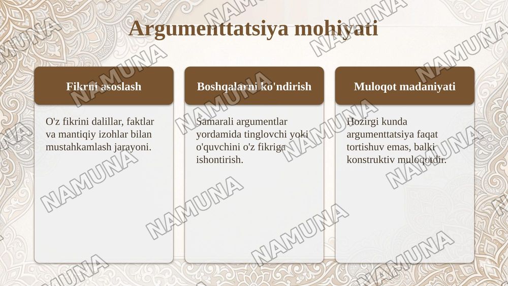 Globallashuv davrida tanqidiy fikrlar va argumenttatsiya — taqdimot, 7-slayd